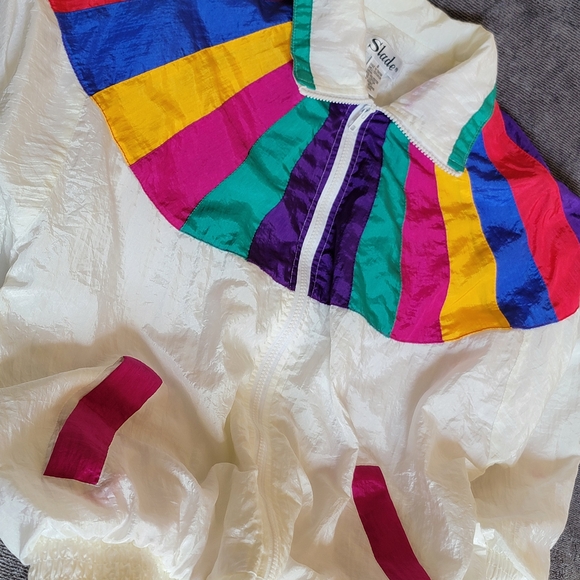Vintage 80's Track Suit/Windbreaker Top - Picture 8 of 13